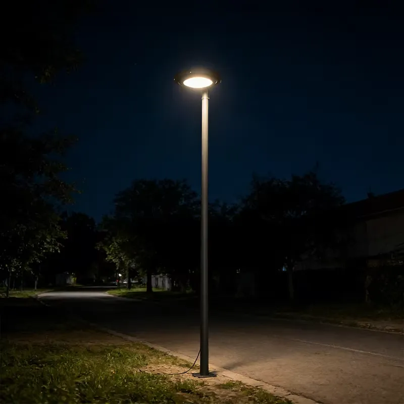 Outdoor Lighting Ip65 - LED Tuinlamp met stalen paal, buitenlamp