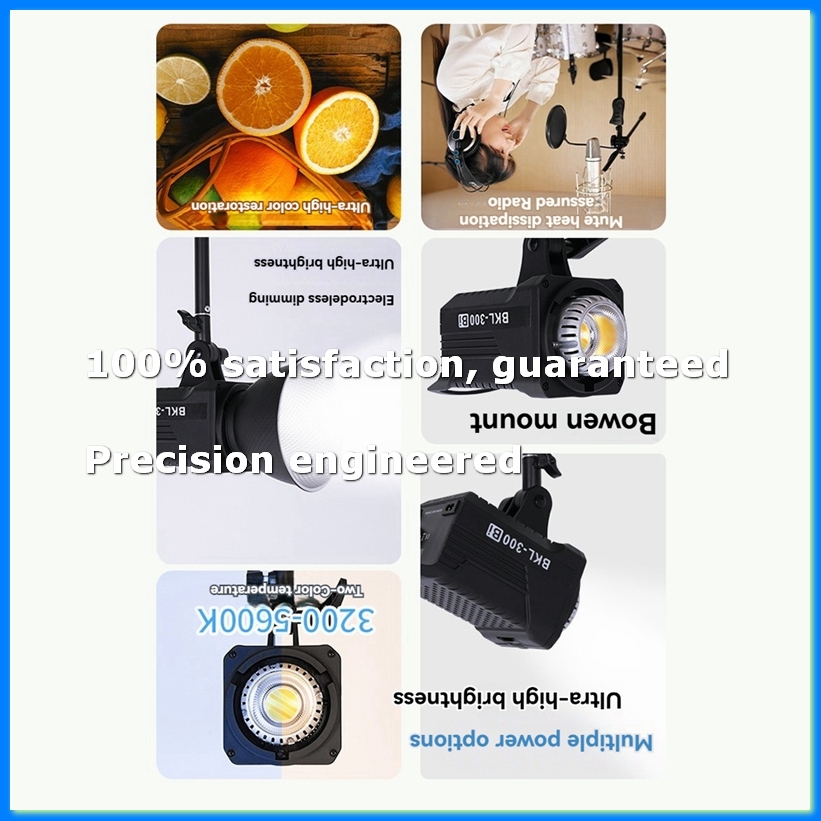 Outdoor Lighting Wireless - 300W Bi LED-videolamp, continue LED-verlichting met