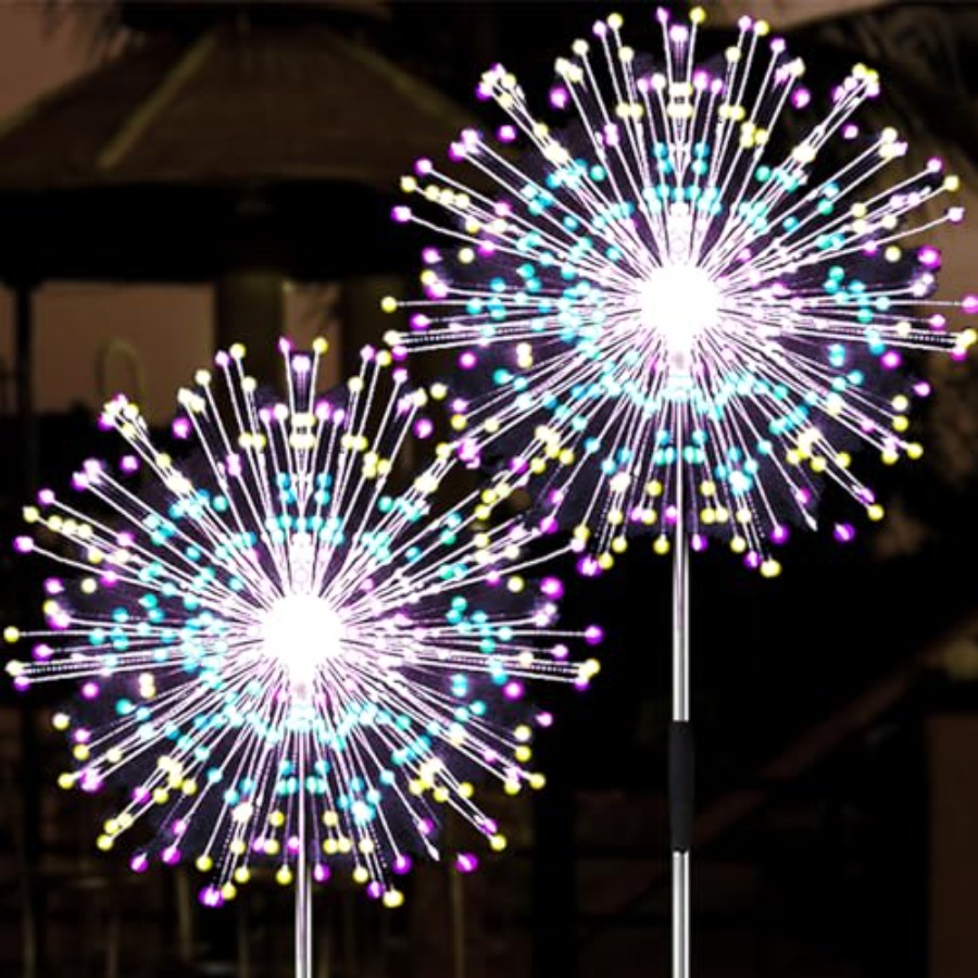 Outdoor Lighting Pathway - Zonne-vuurwerkverlichting, verlichtingsmodi, zonne-verlichting voor buiten, waterdicht