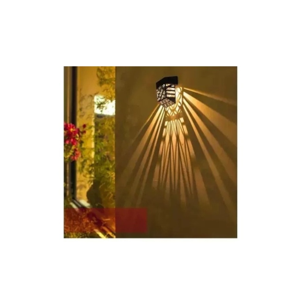 Outdoor Lighting And Landscape - Op zonne-energie werkende LED-tuinhekverlichting Waterdichte decoratieve