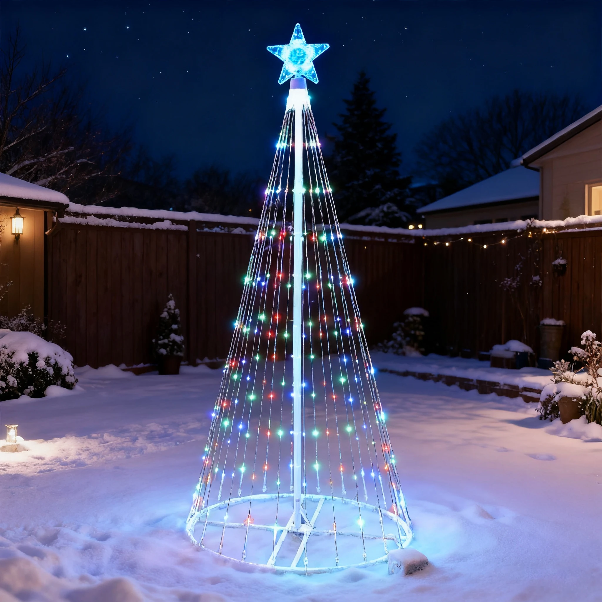 LED-waterval lichtslingers op  - Outdoor Lighting Effects recensie en prijs