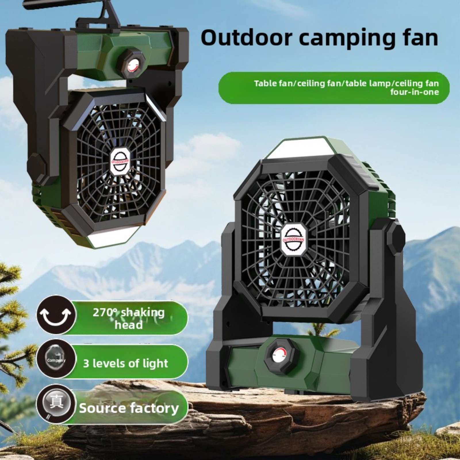 Draagbare 4-in-1 buiten campin - Outdoor Lighting Wireless recensie en prijs