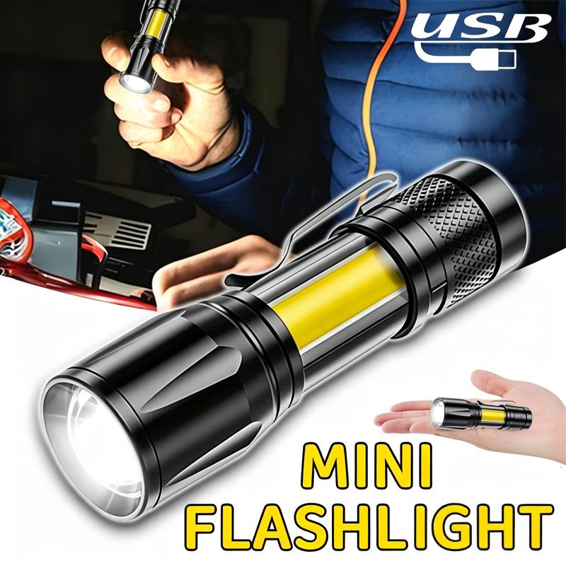 Mini LED-zaklamp COB-schijnwer - Outdoor Lighting Black recensie en prijs