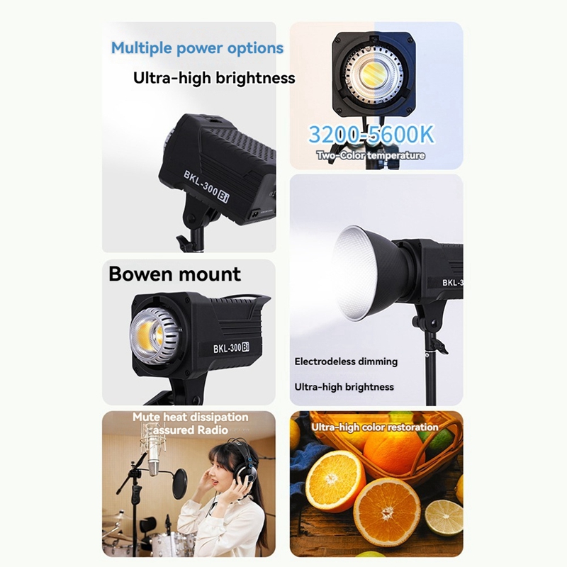 300W Bi LED-videolamp, continu - Outdoor Lighting Wireless recensie en prijs