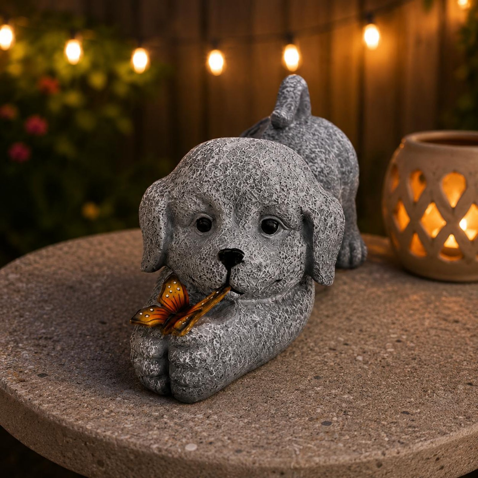 Solar Dog Statue Resin Craft S - Outdoor Lighting Ip65 recensie en prijs