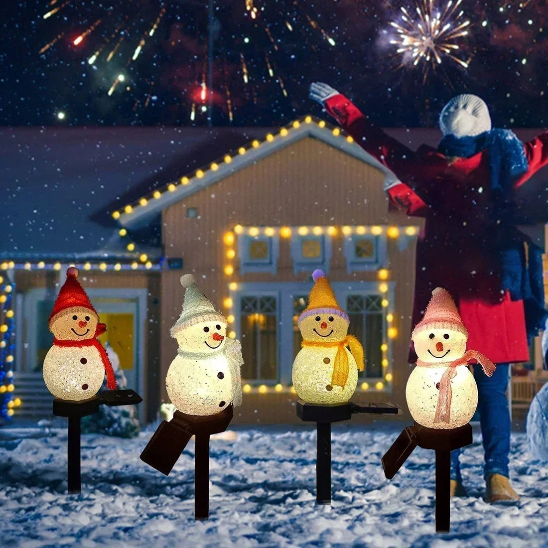 Kerstsneeuwman Solar Garden Li - Outdoor Lighting Pathway recensie en prijs