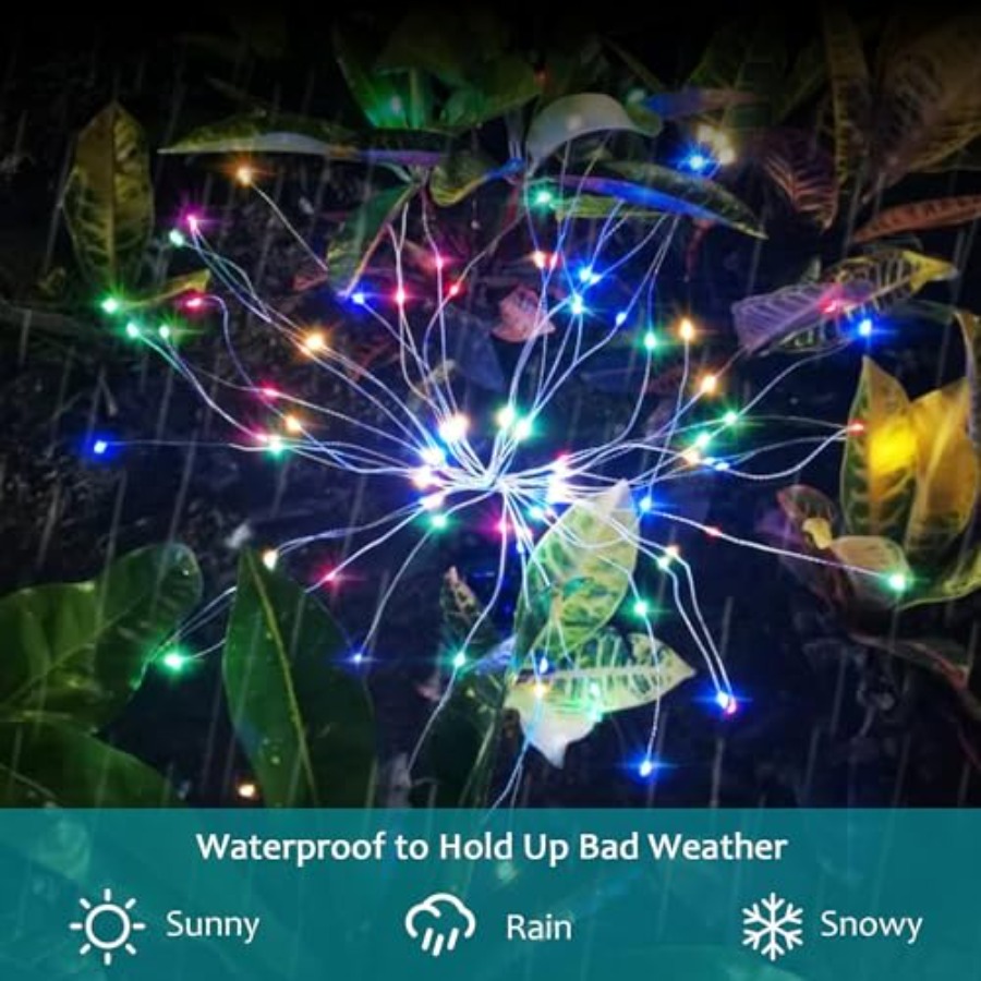 Zonne-vuurwerkverlichting, ver - Outdoor Lighting Pathway recensie en prijs